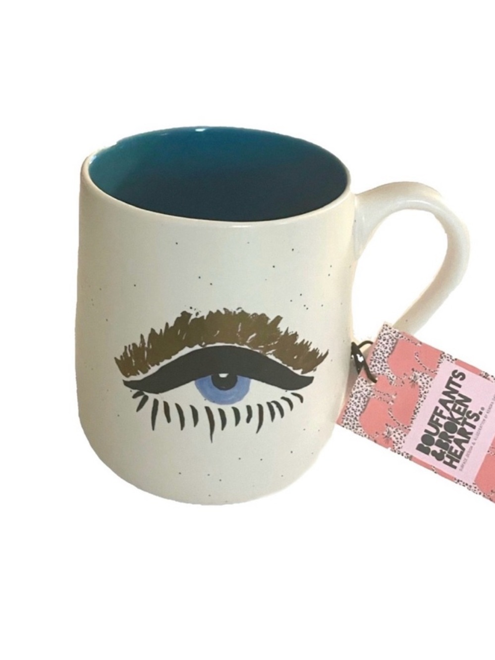 🆕 Bouffants & Broken Hearts™️ Ceramic Glam Eye Coffee Mug—Kendra Dandy—18 Oz